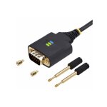 Cble adaptateur srie null - startech. com - 2m - ftdi - usb (m) vers db - 9 (m) - noir