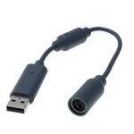 Cble adaptateur usb femelle - xbox 360 - multi - plateforme - noir - manette filaire - neuf