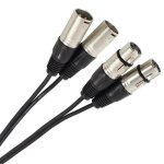 Plugger câble bretelle xlr femelle 3b - xlr mâle 3b 1. 50m easy câble Plugger câble bretelle xlr femelle 3b - xlr mâle 3b 1. 50m easy câble