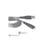 C�ble chargeur renforc� - force power - c89 - lightning - 2 m - renforc� 2. 4a