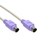 C�ble clavier / souris - inline - ps / 2 - 2m - violet - mini - din 6 broches