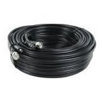 C�ble coaxial rg59 - k�nig - 30 m - connecteurs bnc - alimentation dc - s�curit� vid�o