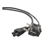 C�ble dalimentation gembird pc - 186 - ml12 - 3m noir - connecteur cee7 / 7 schuko vers c5 coupler - ...