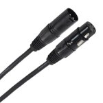 C�ble dmx - plugger - xlr femelle 3b vers xlr m�le 3b - longueur 150 m - signal sym�trique - haute qualit� ...