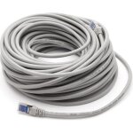 Cble ethernet 30 m cat5e cble rseau - avec 15 pcs cordon clips