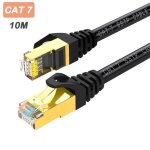 Câble ethernet cat7 câble réseau plat rj45 haut débit blindé 10gbps 600mhz 8p8c compatible avec routeur ... Câble ethernet cat7 câble réseau plat rj45 haut débit blindé 10gbps 600mhz 8p8c compatible avec routeur ...