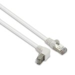 Metronic 395525 c�ble ethernet coud� 90� 05m cat 6a ftp rj45 haut d�bit cordon r�seaux internet ordinateurs ...