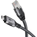 C�ble ethernet usb - c 3. 1 vers rj45 cat 6 ftp - 5 m - goobay