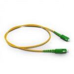 Câble fibre optique - monomode 08 m - orange et vert Câble fibre optique - monomode 08 m - orange et vert