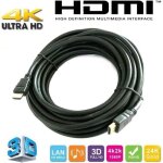 Cable hdmi 10m pour tv 3d 4k lcd ou plasma
