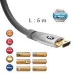 Cble hdmi 2. 0 uhd monster gold 5 m