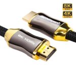 C�ble hdmi 2. 1 8k@60hz 4k@120hz ? 48gbps ? 2m ? earc hdr 3d ? ultra haute vitesse ? compatible ps5 xbox ...