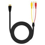 Câble hdmi vers 3x rca mâles - linq - hd - av994 - 1. 5m - adaptateur audio et vidéo - noir Câble hdmi vers 3x rca mâles - linq - hd - av994 - 1. 5m - adaptateur audio et vidéo - noir