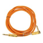 Cble instrument jack 6. 35mm - vvikizy - 9. 8ft - haute qualit - double blindage - tresse en nylon