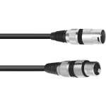 C�ble xlr - omnitronic - 3022045n - 1x xlr m�le / 1x xlr femelle - 150 m - noir