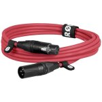 Rode xlr3m - r xlr c�ble de liaison 3 m rouge