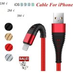 Cble lightning vers usb cble iphone pour 7 7 plus se 6s 6s plus 6 6 plus - 5c - 5s ipad pro air ipad ...