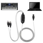Câble midi usb ligne dédition de musique connexion dun clavier de musique à votre ordinateur pour faire ... Câble midi usb ligne dédition de musique connexion dun clavier de musique à votre ordinateur pour faire ...