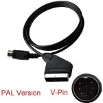 Câble péritel av rgb scart pour sega mégadrive 1 pal - genesis - vpin - straße game ® Câble péritel av rgb scart pour sega mégadrive 1 pal - genesis - vpin - straße game ®