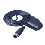 C�ble p�ritel v - pin - sega - megadrive 1 - rgb av - 1. 8m - connectique r�tro