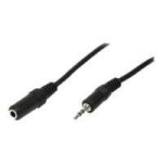 Câble rallonge audio jack 35 mm - logilink - 1x mâle 1x femelle - 3 m - noir Câble rallonge audio jack 35 mm - logilink - 1x mâle 1x femelle - 3 m - noir