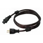 C�ble - real cable - kapto - noir - 1 � 2 m�tres - alimentation