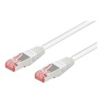 C�ble r�seau cat 6 goobay - rj - 45 (m) - rj - 45 (m) - 50 cm - pairs in metal foil (pimf) - sans halog�ne ...