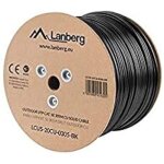 Cble rseau - lanberg - catgorie 5e - utp - cuivre - 305m - noir