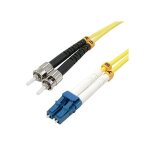 Cble rseau - mcl - 2 m - fibre optique - st mle - lc mle - gaine lszh