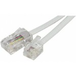 Cable rj45 rj11 tlphone 2m blanc - cble tlphone rj45 rj11 2m blancpermet de raccorder votre tlphone ...