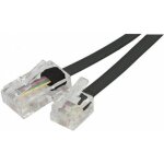 Cable rj45 rj11 tlphone 2m noir - cble tlphone rj45 rj11 2m noirpermet de raccorder votre tlphone ...