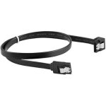 Cble sata iii - lanberg - 0. 5m - 6gb / s - connecteur 7 broches - noir
