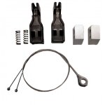 Cble pour systme de pliage porte - vlos peruzzo - noir / argent - 4 vlos