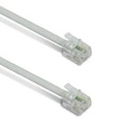 Cble tlphonique rj11 mle - mle 5 mtres