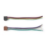 Cble universel pour autoradio - nedis - cble - compatible sony 16 broches - 0. 15 m - noir
