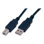 Cble usb 2. 0 - mcl - 3m - noir - pour scanner imprimante et botier externe