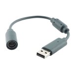 Cable usb adaptateur convertisseur breakaway pour manette xbox 360 sur pc neuf