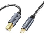 C�ble usb type b - linq - 15m - nylon tress� - ipad et iphone - connexion sans pilote