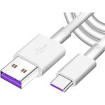 Cable usb c [1 m] cable usb de type c 5a cble chargeur rapide pour samsung galaxy s20 s8 s9 s10 s21 ...