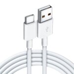 Cable usb de type c 2a c�ble chargeur rapide blanc
