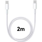 Cable usb - c usb - c 2m pour macbook - macbook air - macbook pro - imac - mac mini phonillico® Cable usb - c usb - c 2m pour macbook - macbook air - macbook pro - imac - mac mini phonillico®