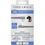 C�ble usb c / usb c - force power - ultra - renforc� - 2m - 60w - gris - garanti � vie