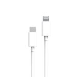 Câble usb - c lightning 3m blanc - myway - connecteur plaqué - filaire Câble usb - c lightning 3m blanc - myway - connecteur plaqué - filaire