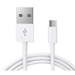 C�ble usb - c - samsung - galaxy tab s4 - 2 m�tres - recharge et transfert de donn�es - blanc