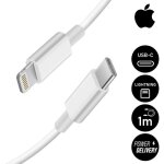 C�ble - gembird - 1m - charge rapide - power delivery - blanc