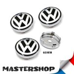 Cache moyeu volkswagen 60mm - lot de 4 - mastershop