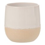 Cache - pot en cramique maru 17cm blanc