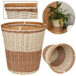 Cache - pot rond en rotin - sarcia. eu - 28x30cm - marron - rond - fibre naturelle Cache - pot rond en rotin - sarcia. eu - 28x30cm - marron - rond - fibre naturelle