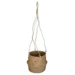 Cache - pot - paris prix - seagrass - 18 cm - naturel - pratique à suspendre Cache - pot - paris prix - seagrass - 18 cm - naturel - pratique à suspendre