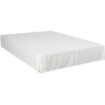 Cache - sommier intgral cru 160x200 - ecru - terre de nuit